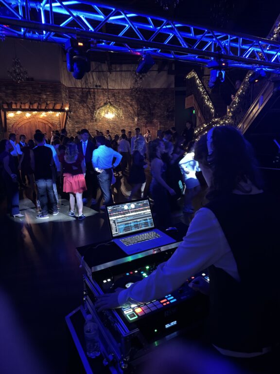 Playing requested music at a party with A&B Productions