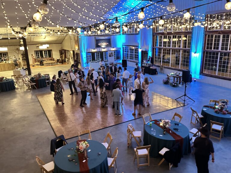 Guests creating memories at a reception at an A&B Productions event they will remember forever