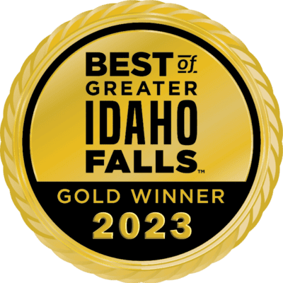 Best of Greater Idaho Falls 2023 gold winner badge