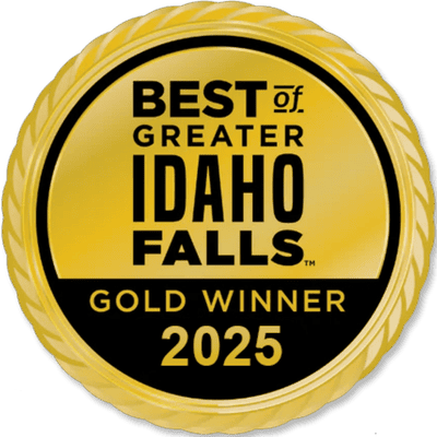 Best of Greater Idaho Falls 2025 gold winner badge