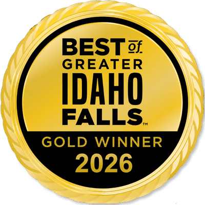 Best of Greater Idaho Falls 2026 gold winner badge