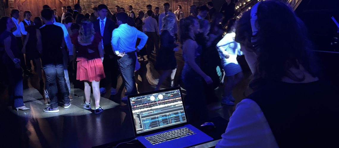 Playing requested music at a party with A&B Productions