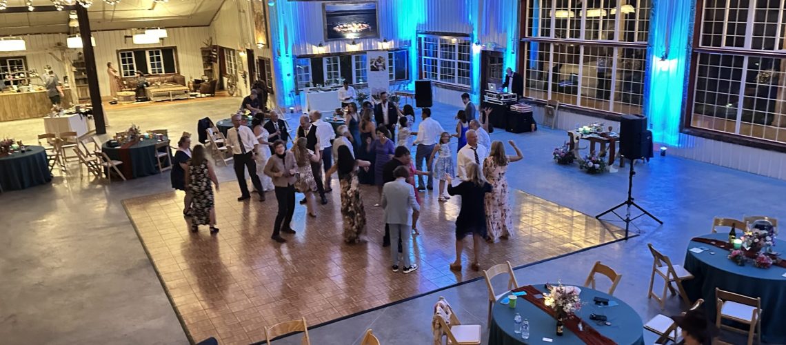 Guests creating memories at a reception at an A&B Productions event they will remember forever