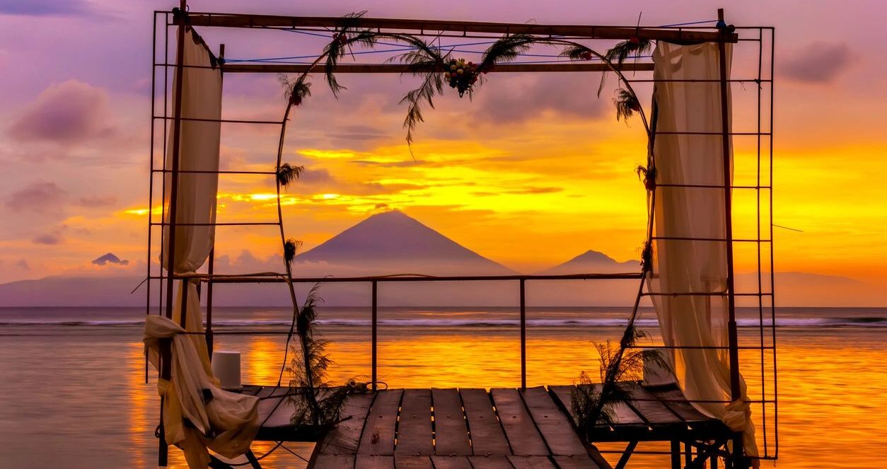 Wedding Event During Sunset